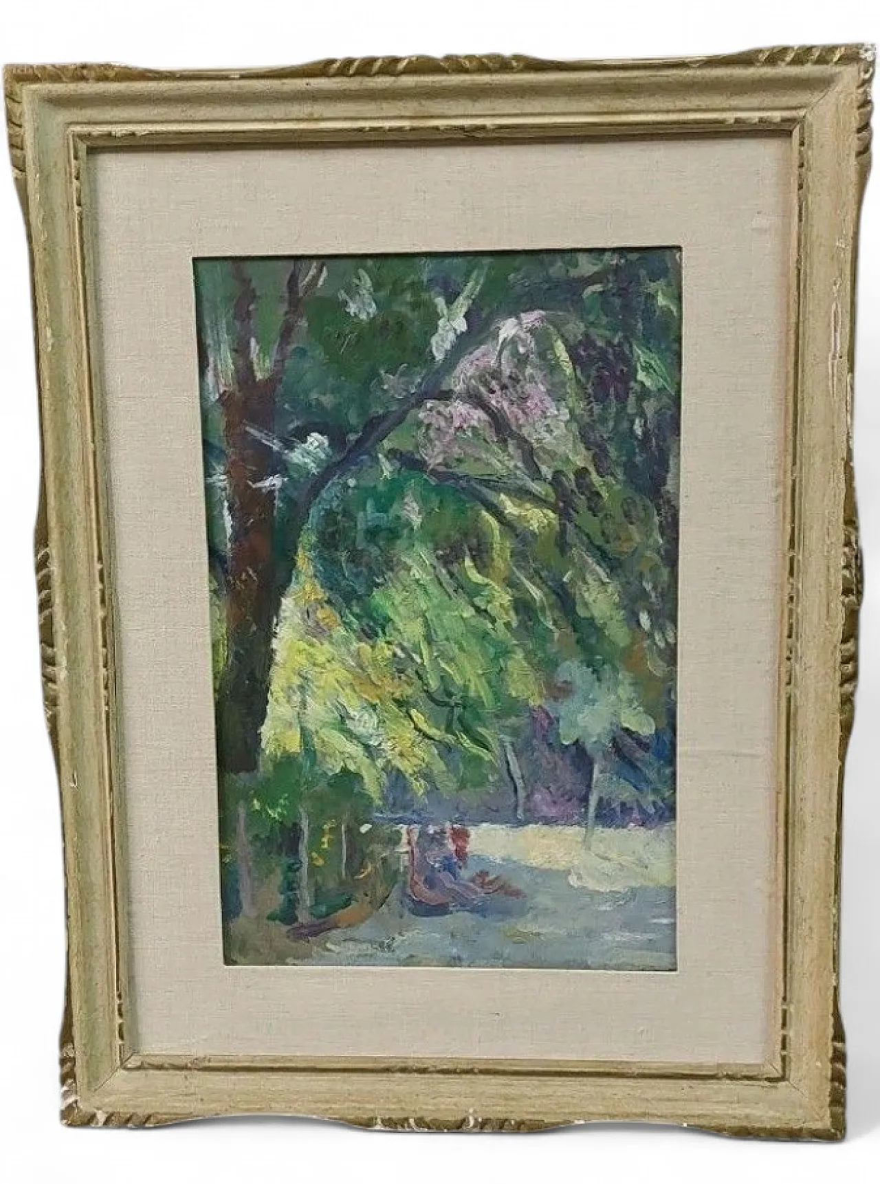 Landscape Impressionist, oil on panel, early 20th century 12