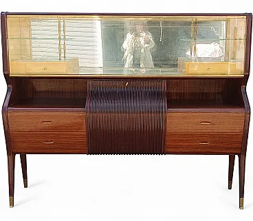Credenza con vetrina di Osvaldo Borsani, anni '50