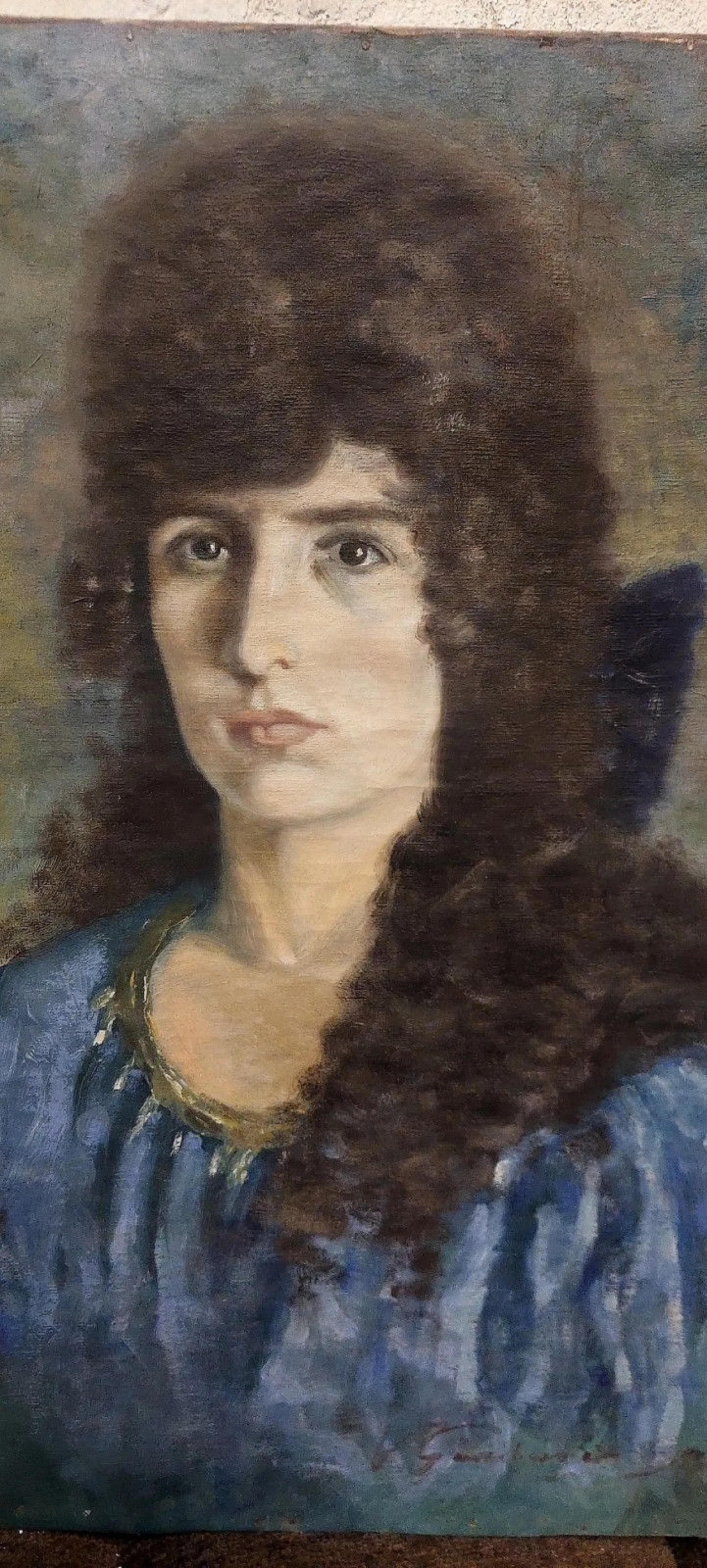 Ritratto di donna, olio su tela, anni '30 5