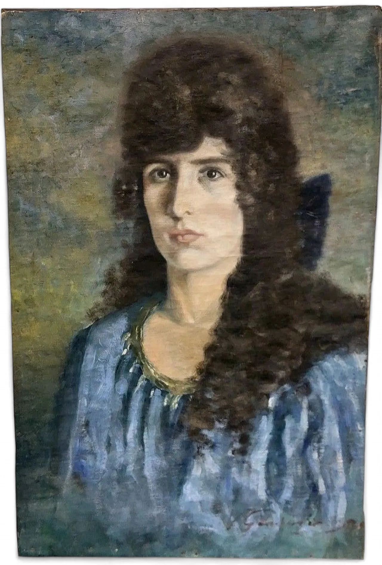 Ritratto di donna, olio su tela, anni '30 9
