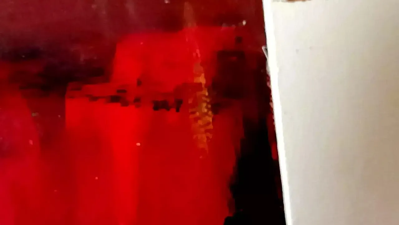 Figura astratta, olio su tela, anni '70 9