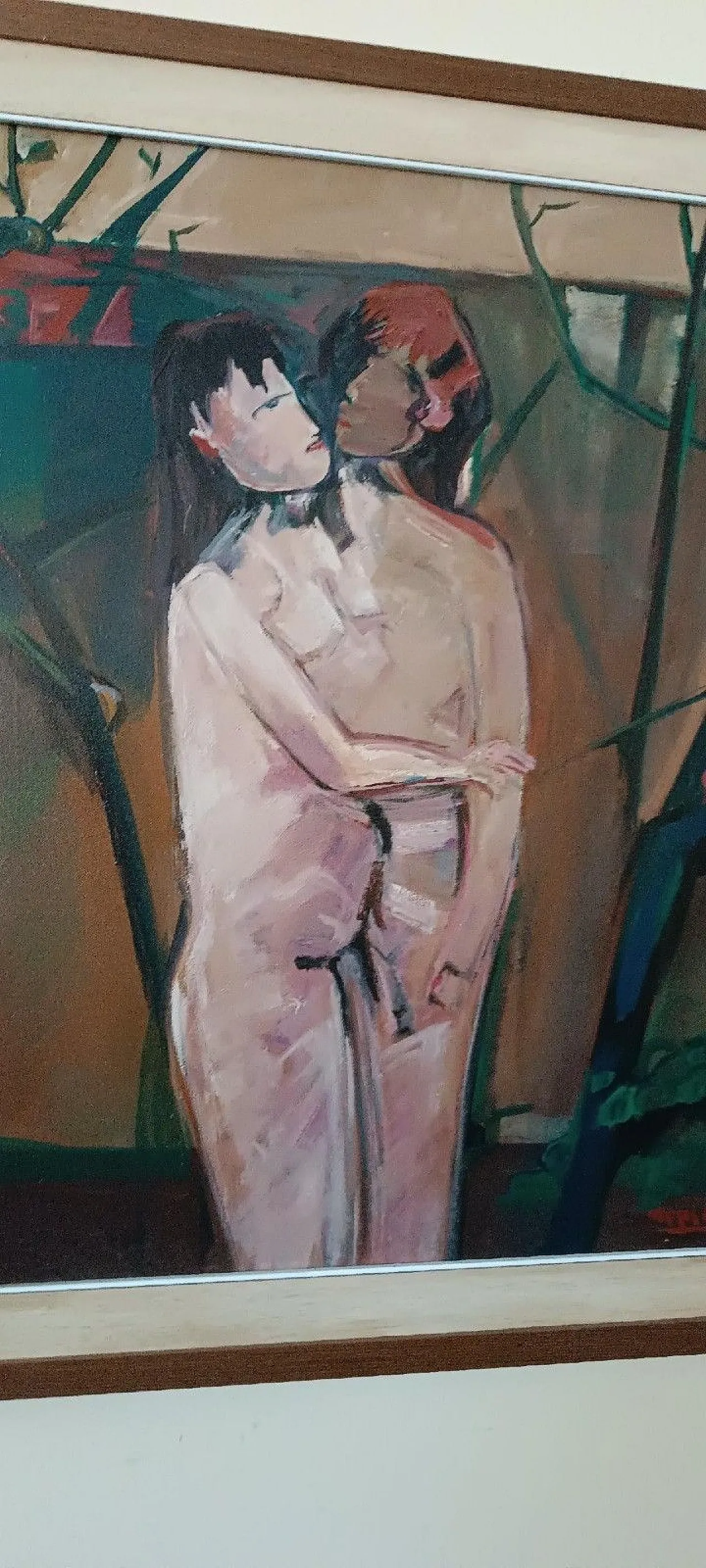 Figure di Marcello Mori, olio su tela, anni '70 5