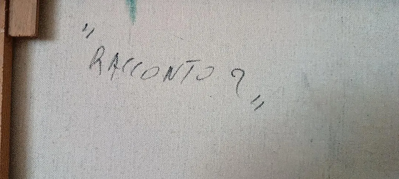 Figure di Marcello Mori, olio su tela, anni '70 10