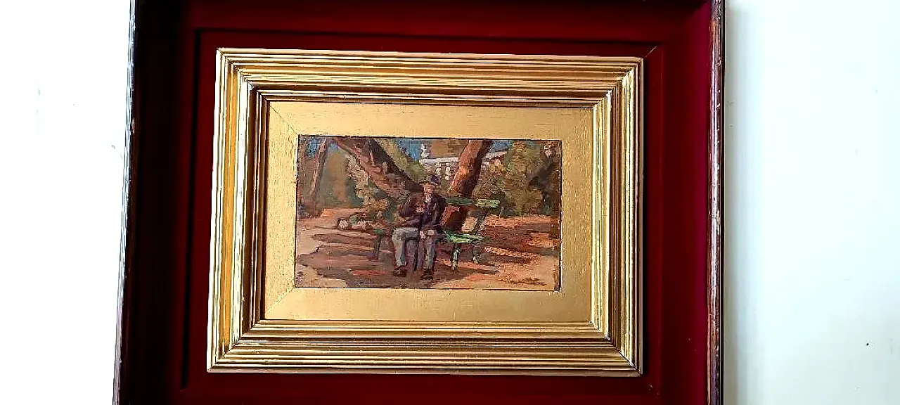 La Navicella Viareggio, olio su tavola, inizio '900 3