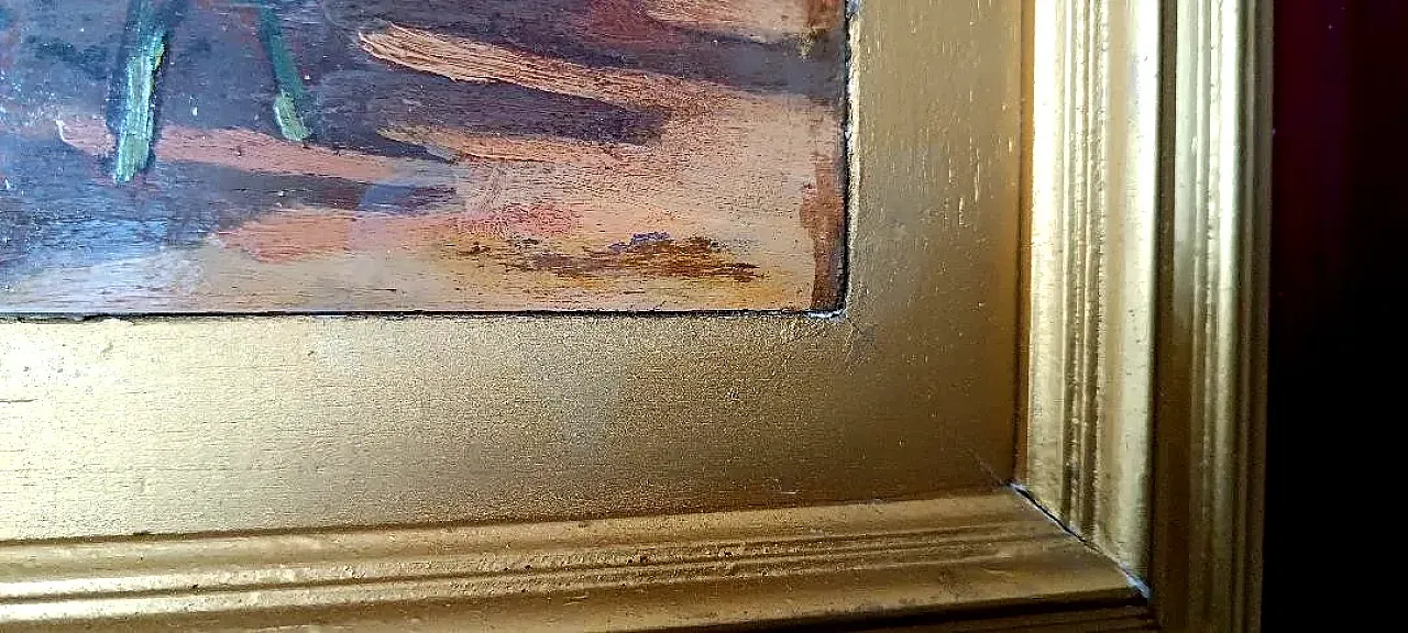 La Navicella Viareggio, olio su tavola, inizio '900 7