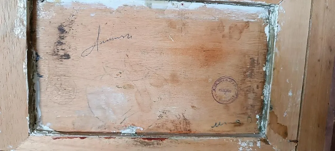 La Navicella Viareggio, olio su tavola, inizio '900 9
