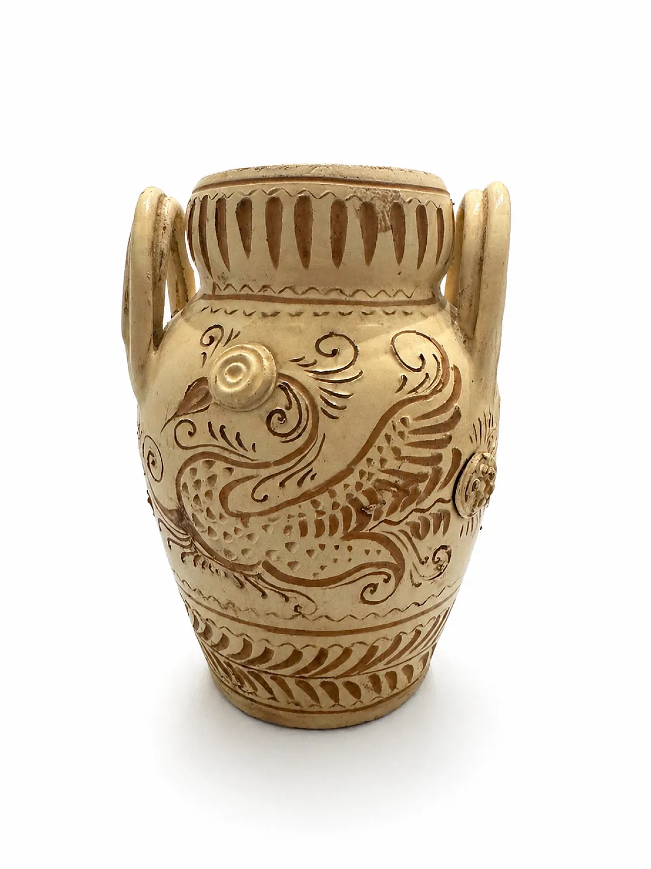 Vaso in ceramica, metà '900 1