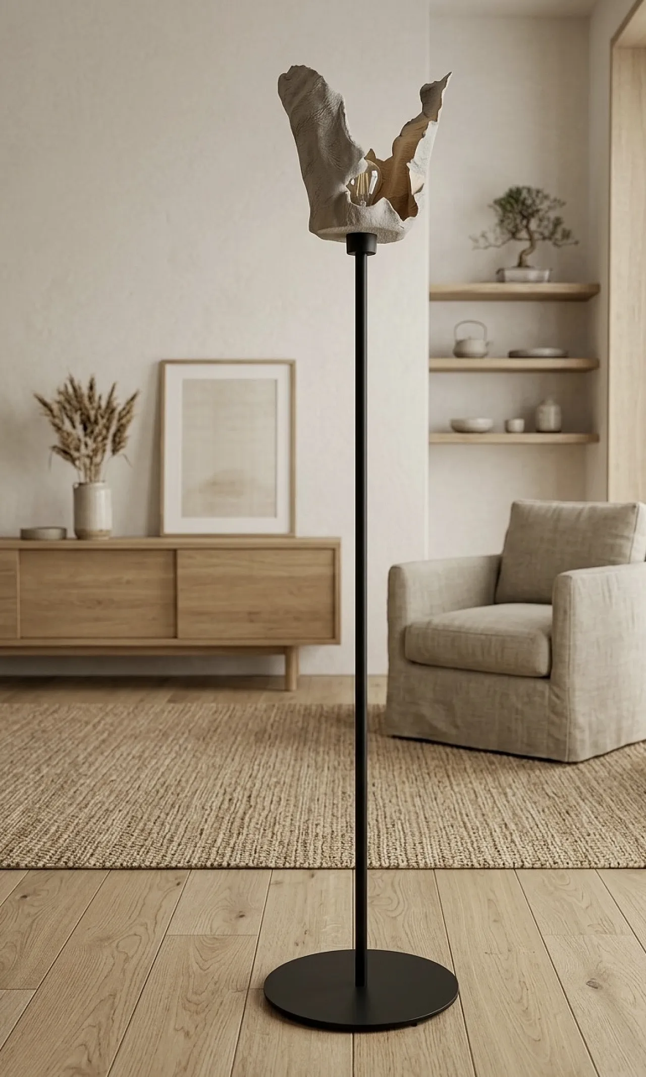 Stone Matter Contemporary Light Sculpture by Alessandra Angoli, 2000s 1