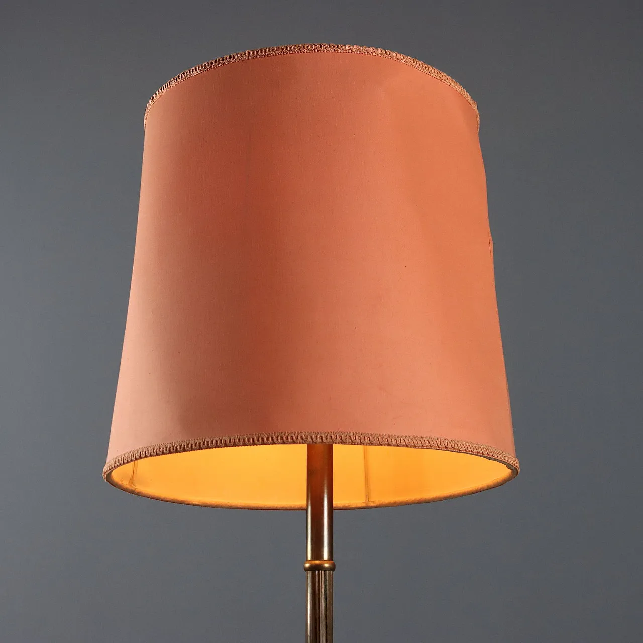 Lampada in ottone, anni '50 4