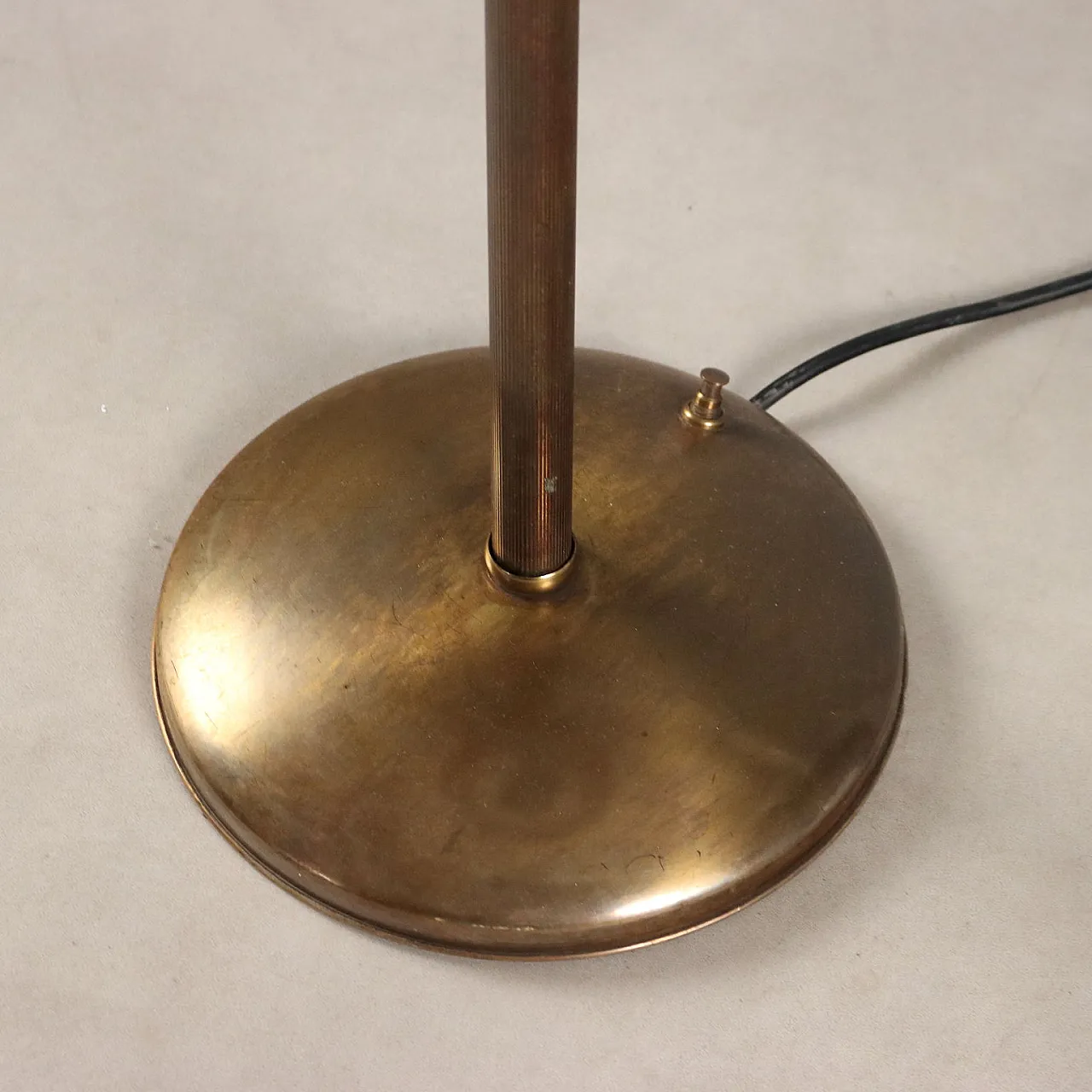 Lampada in ottone, anni '50 6