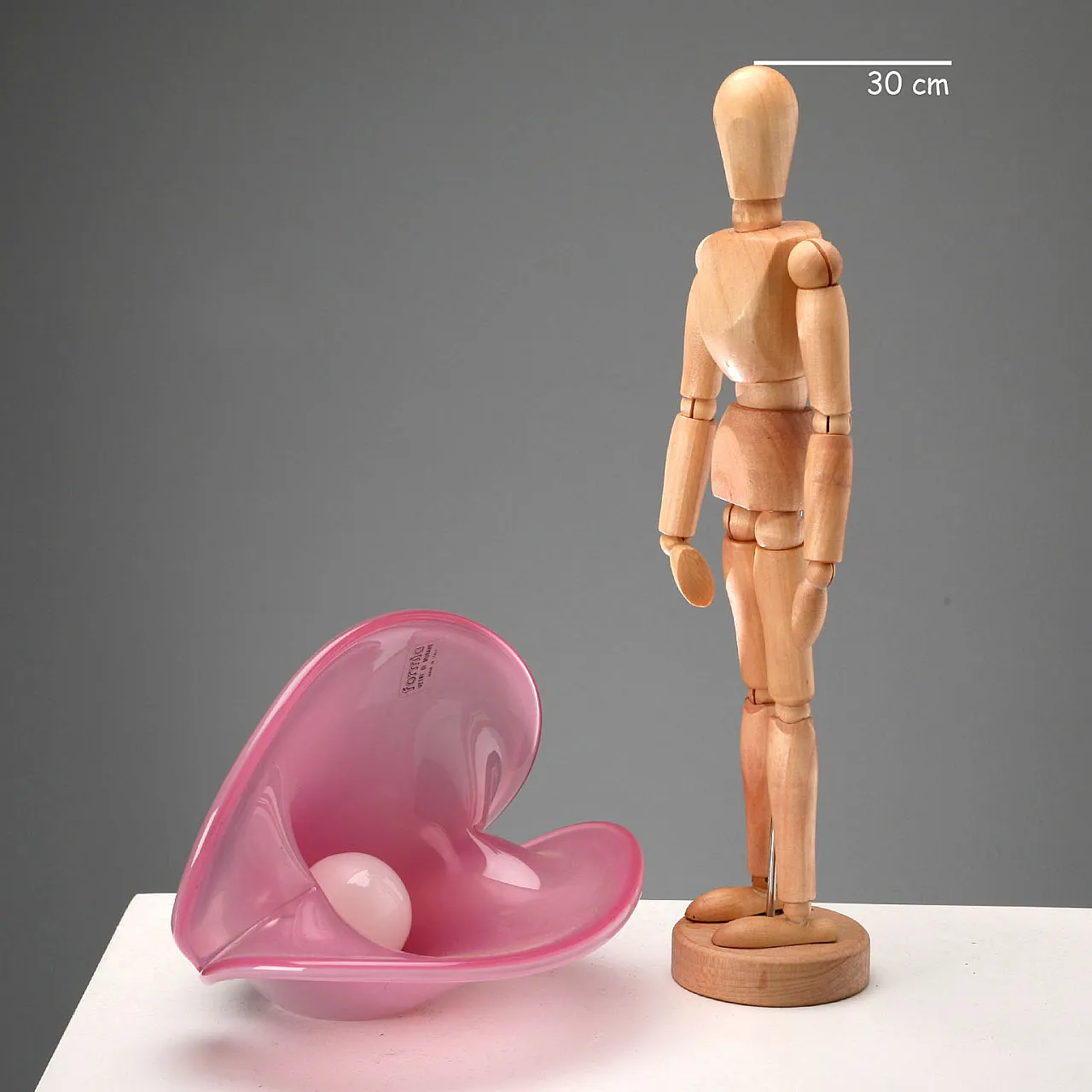Murano glass shell, 20th century 2