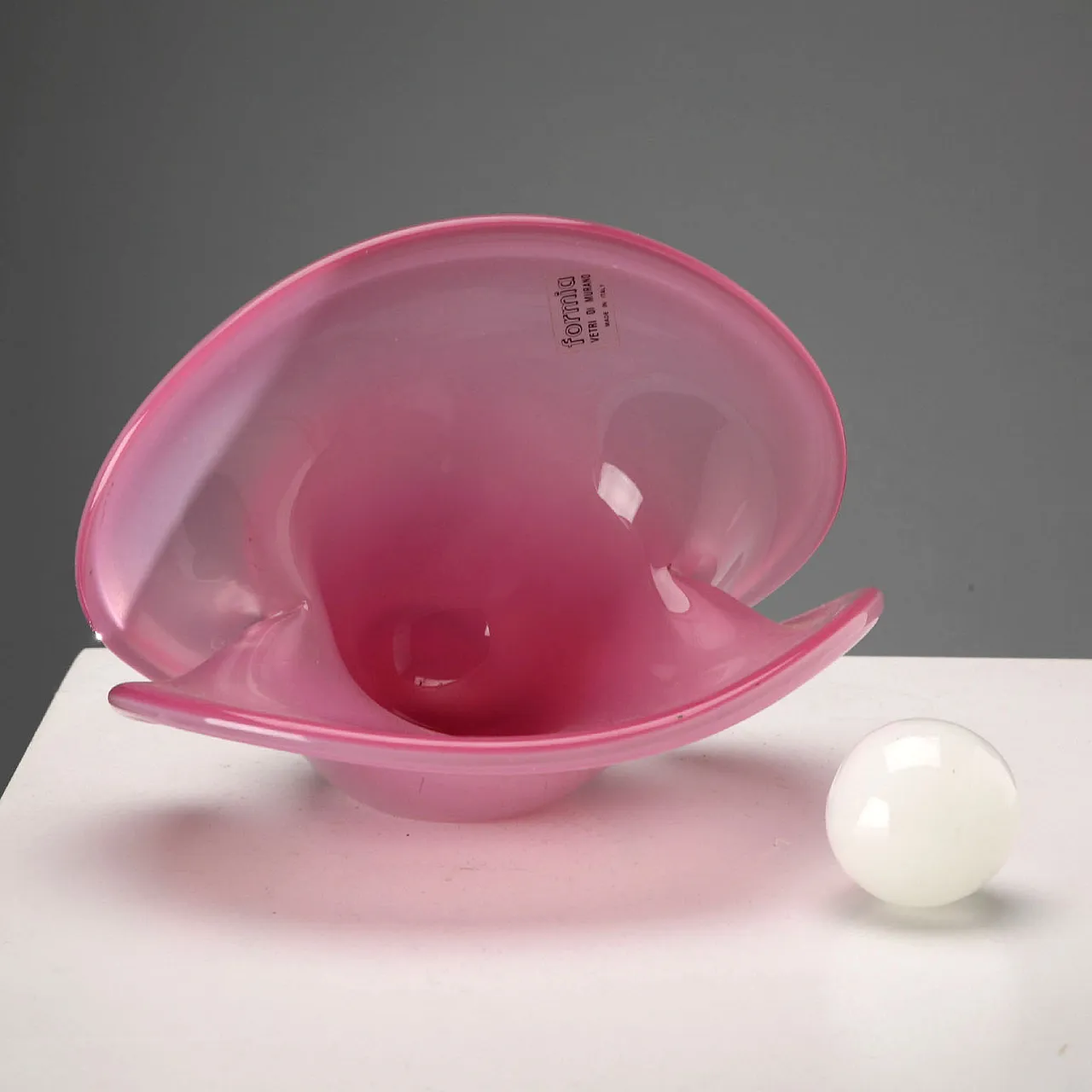 Murano glass shell, 20th century 6