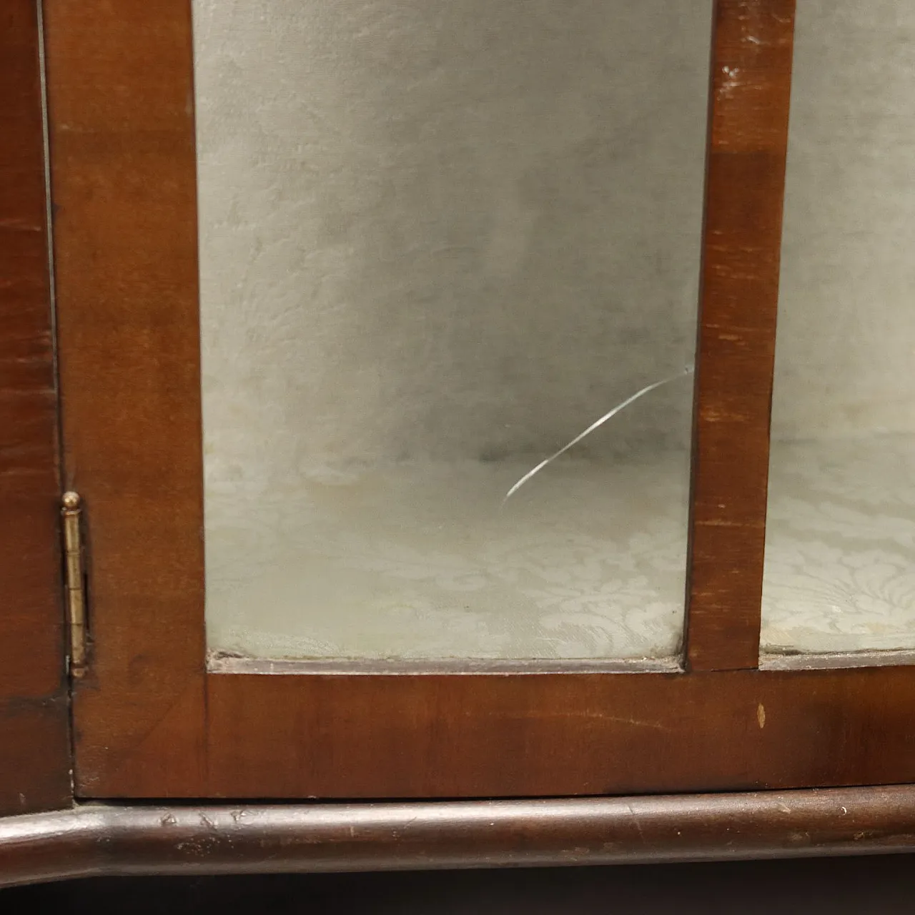 Art Deco showcase in mahogany veneer, 20th century 8
