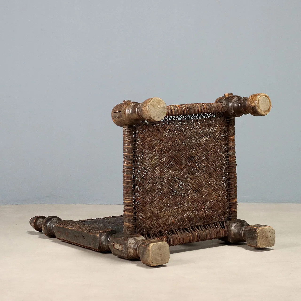 Ethnic chair in exotic wood, 19th century 9