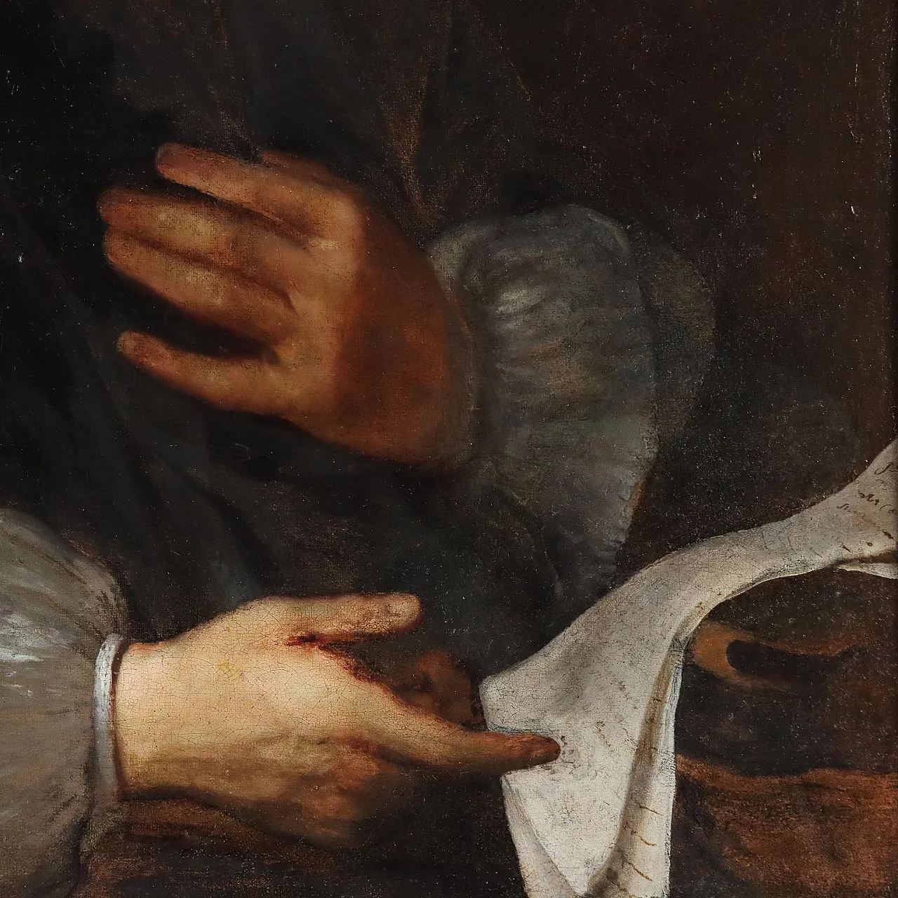 Painting Attributed to John Greenhill, oil on canvas, 18th century 7