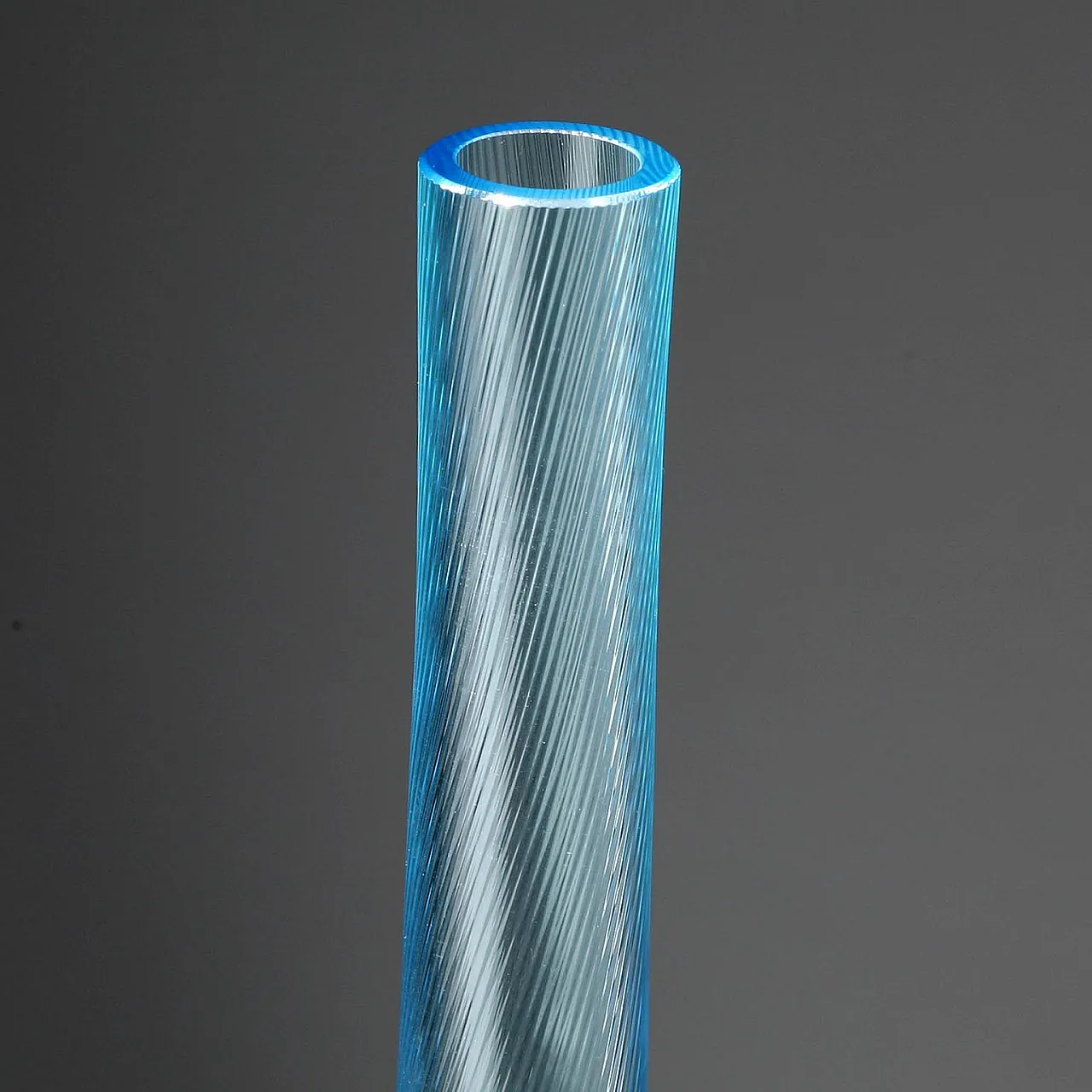 Blue glass bottle by Carlo Moretti, 20th century 4