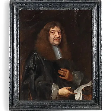 Painting Attributed to John Greenhill, oil on canvas, 18th century
