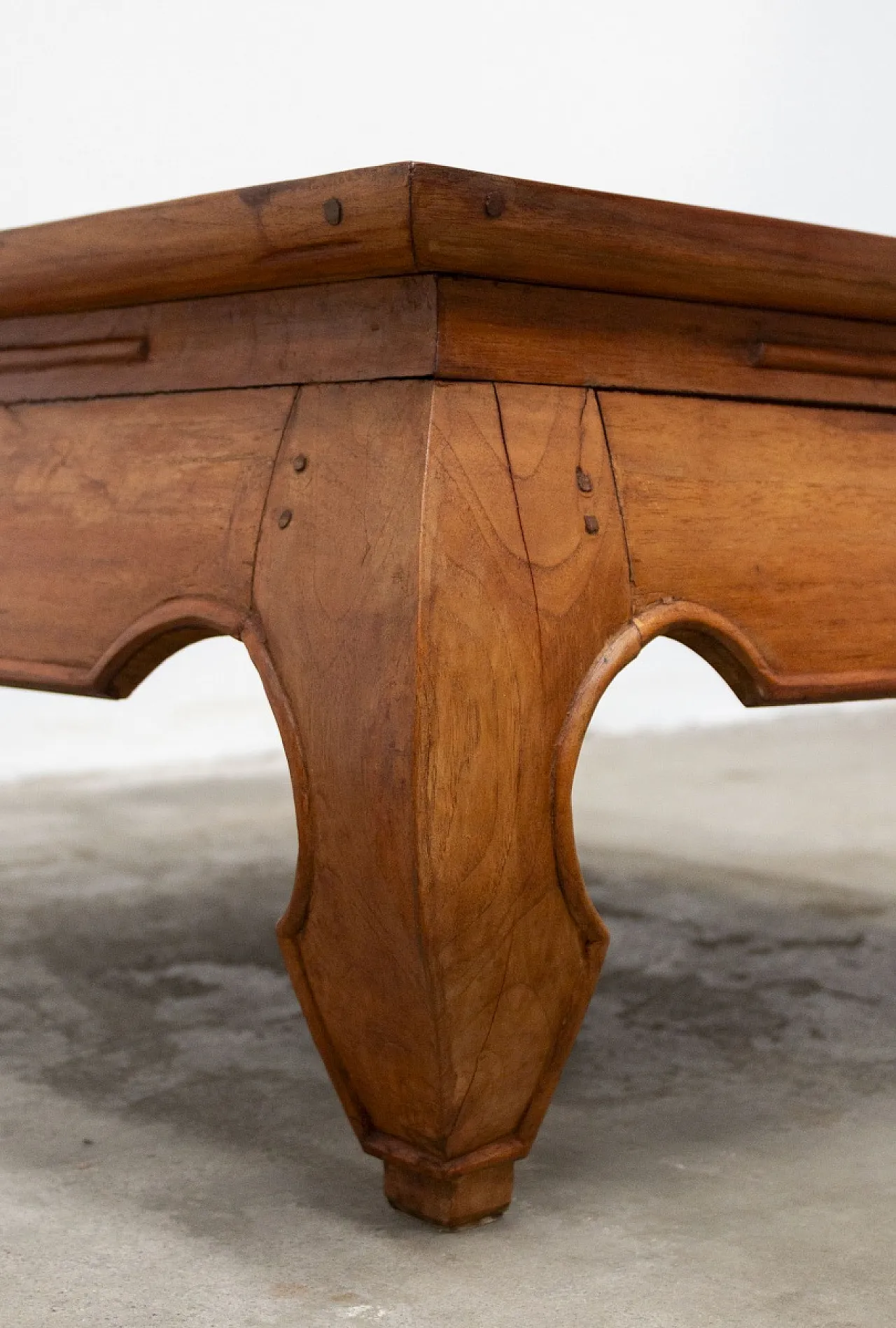Opium teak wood coffee table, 20th century 5