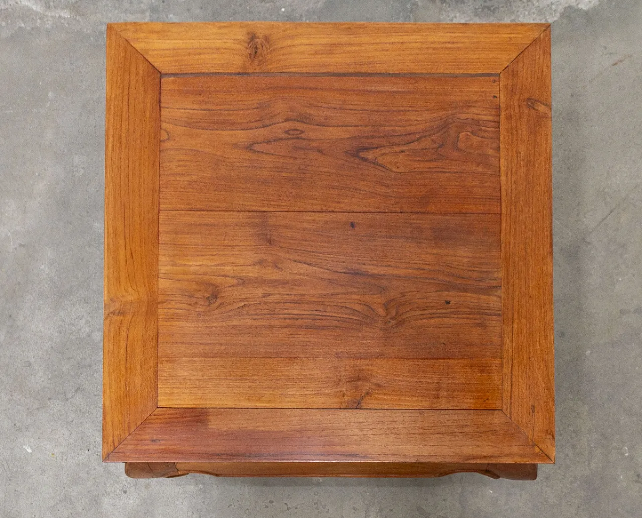 Opium teak wood coffee table, 20th century 7