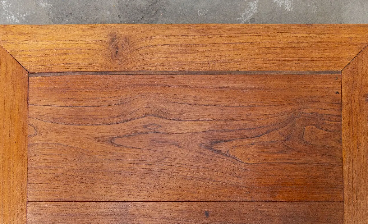 Opium teak wood coffee table, 20th century 8
