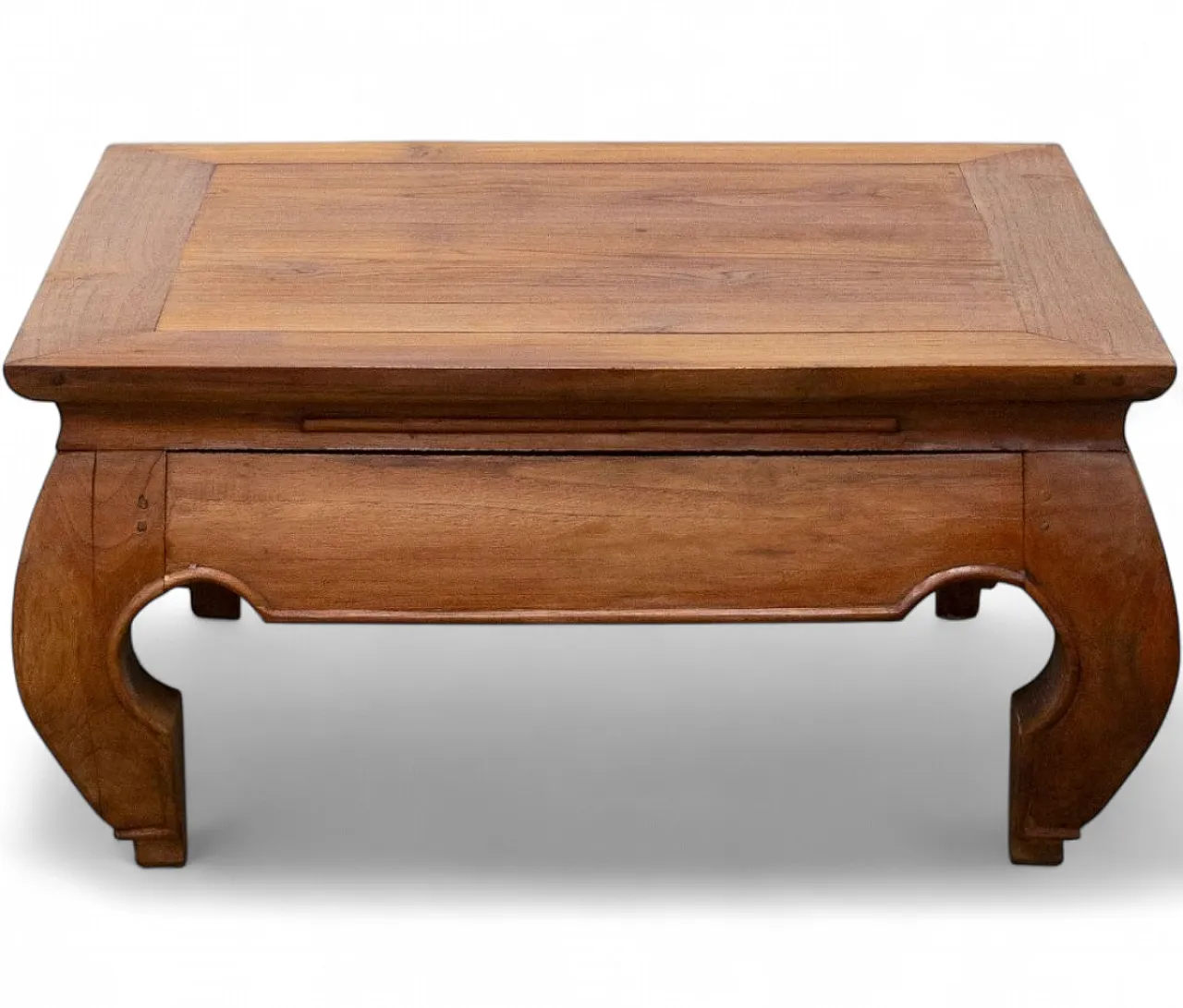Opium teak wood coffee table, 20th century 10