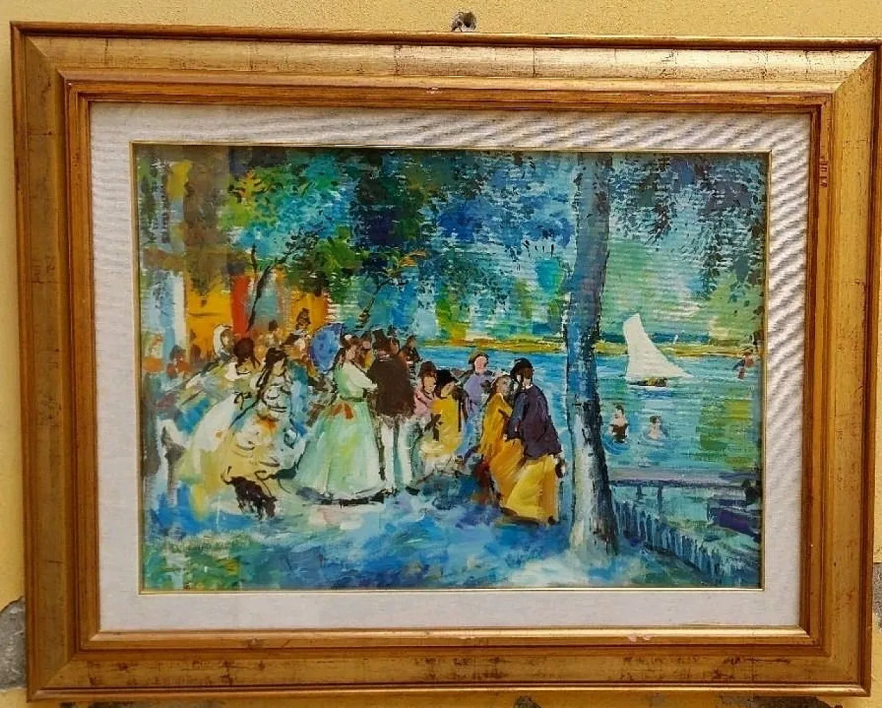 Parigino, olio su tela, anni '60 1