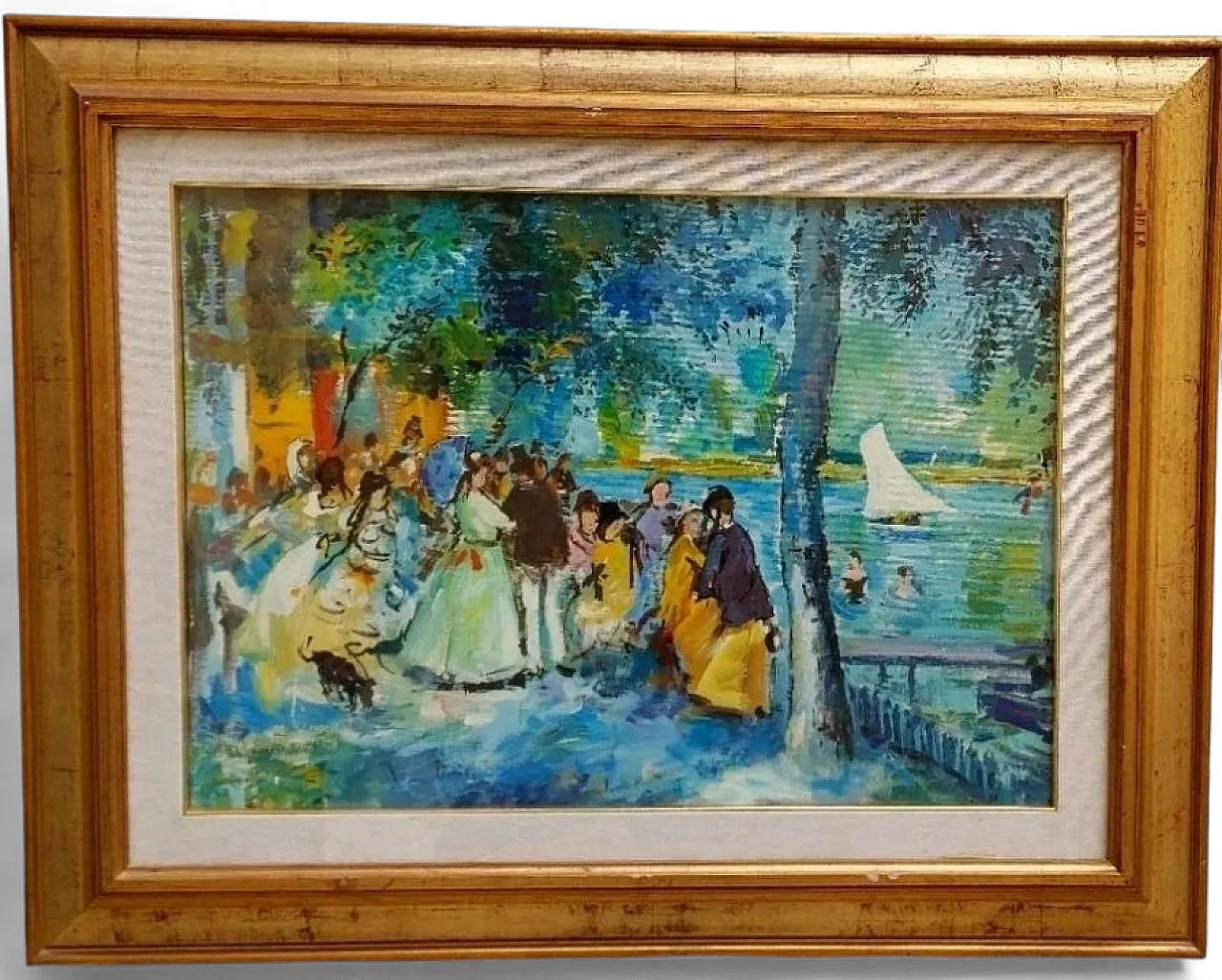 Parigino, olio su tela, anni '60 12