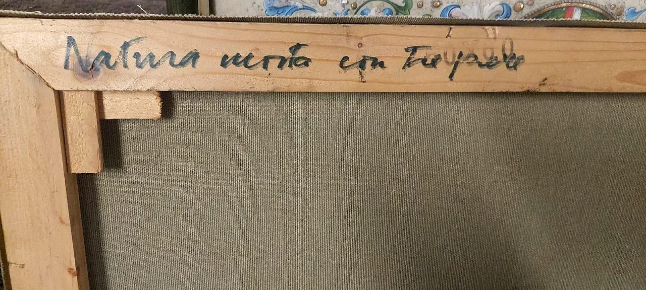 Natura morta di Franco Prayer, olio su tela, '900 8