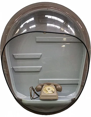 Bolla model wall-mounted telephone booth, 1970s