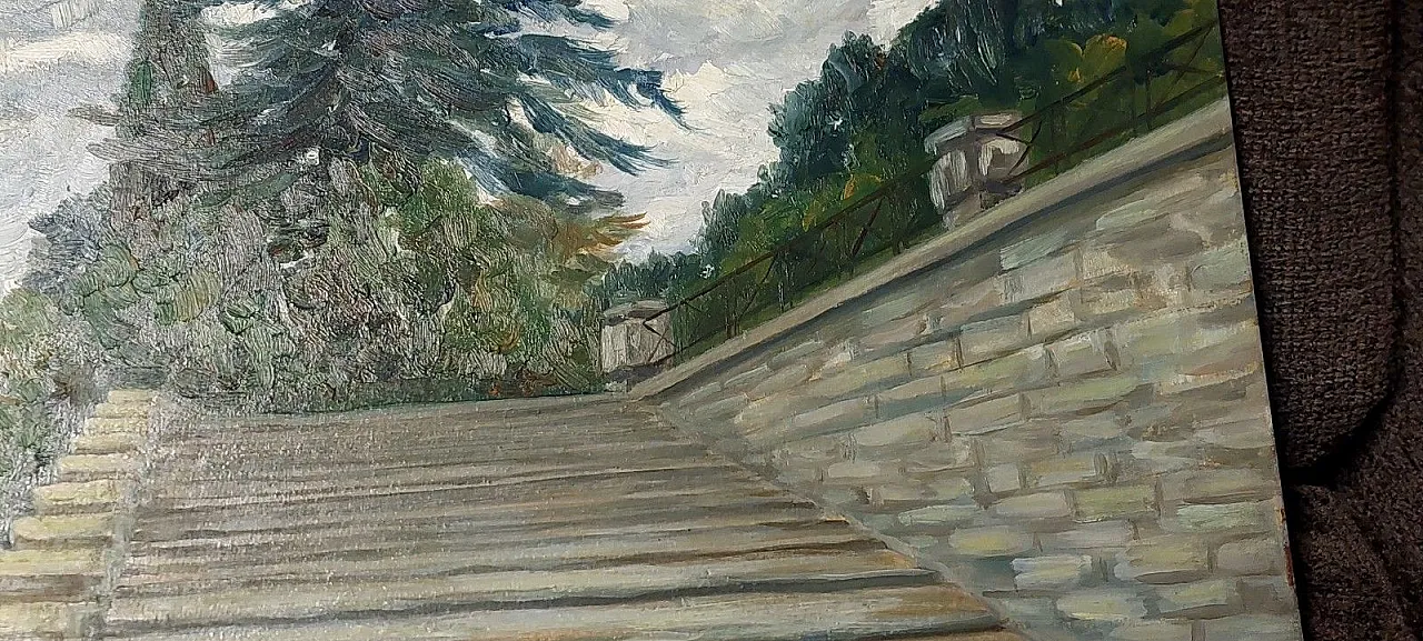 Le Rampe A San Niccolo, olio su tela, '900 6