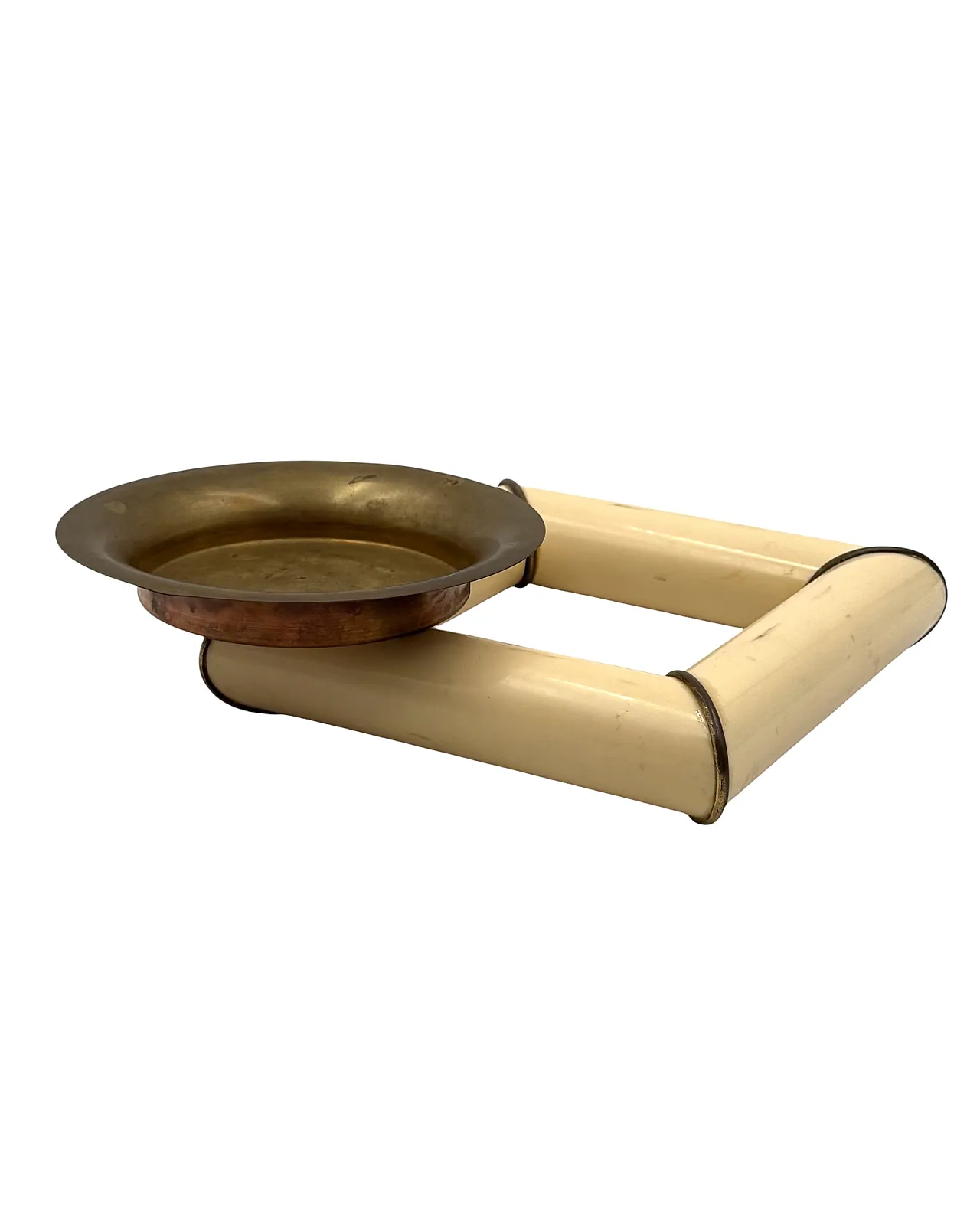 Tommaso Barbi, Midcentury brass ashtray, Italy 1970 8