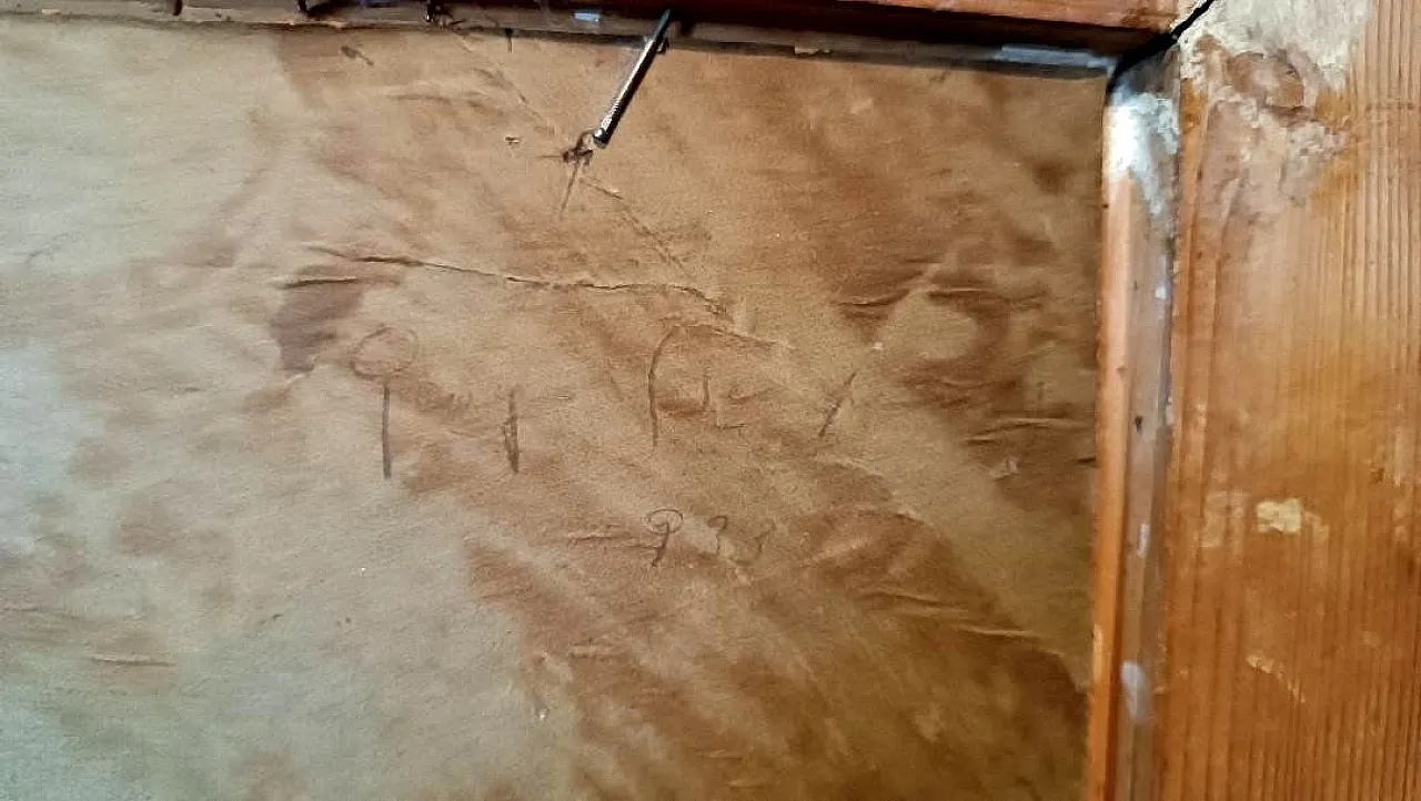 Pittura paesaggistica, olio su cartone, inizio '900 7