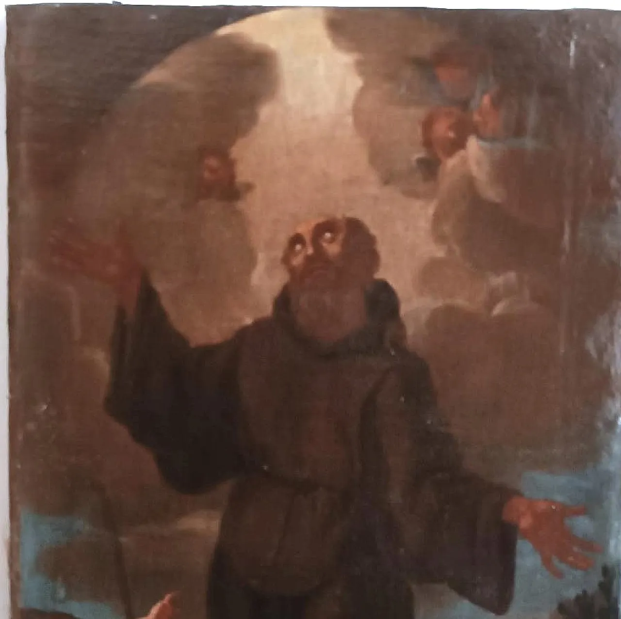Santo Francescano, olio su tela, '700 4