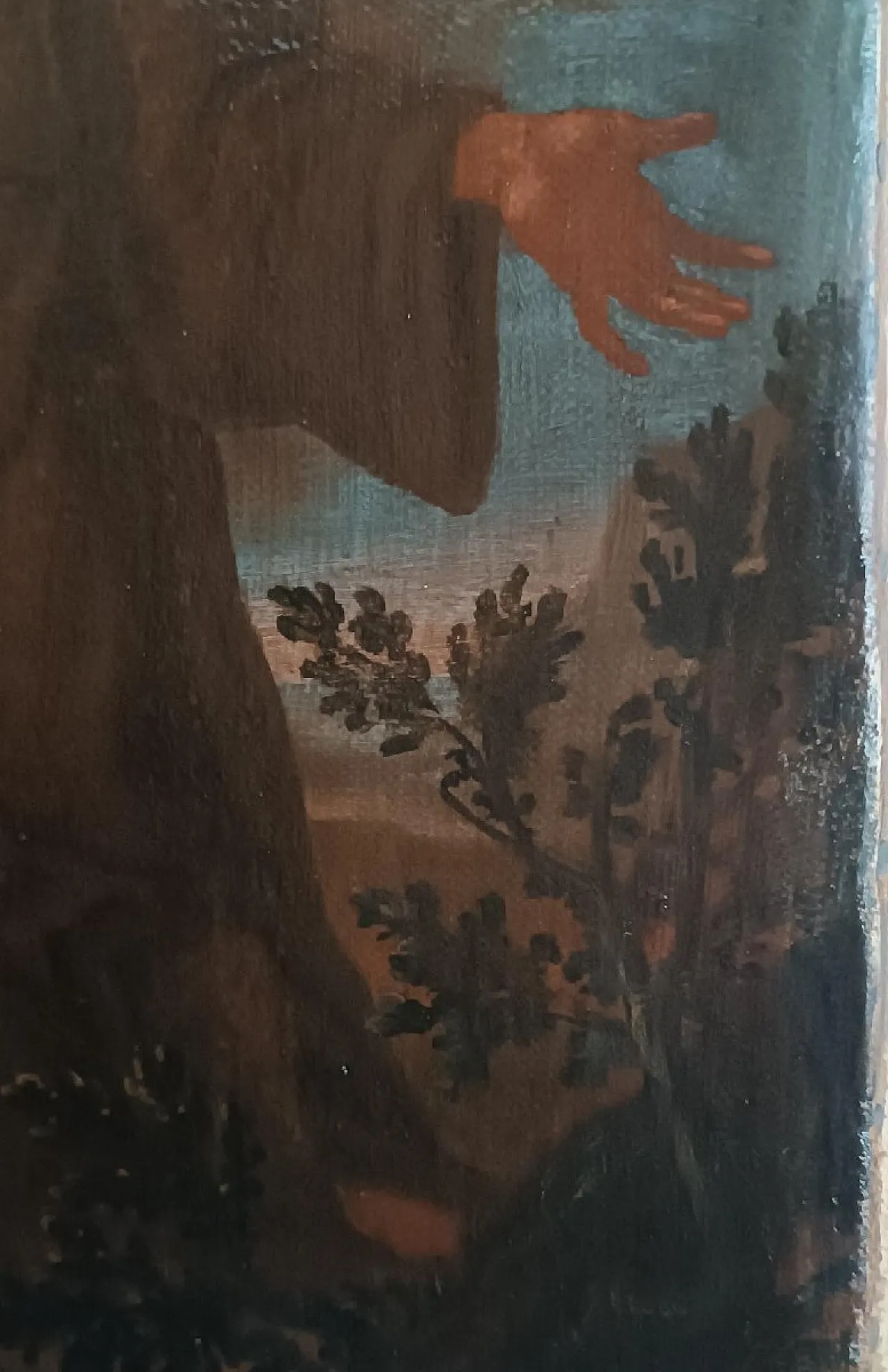 Santo Francescano, olio su tela, '700 7