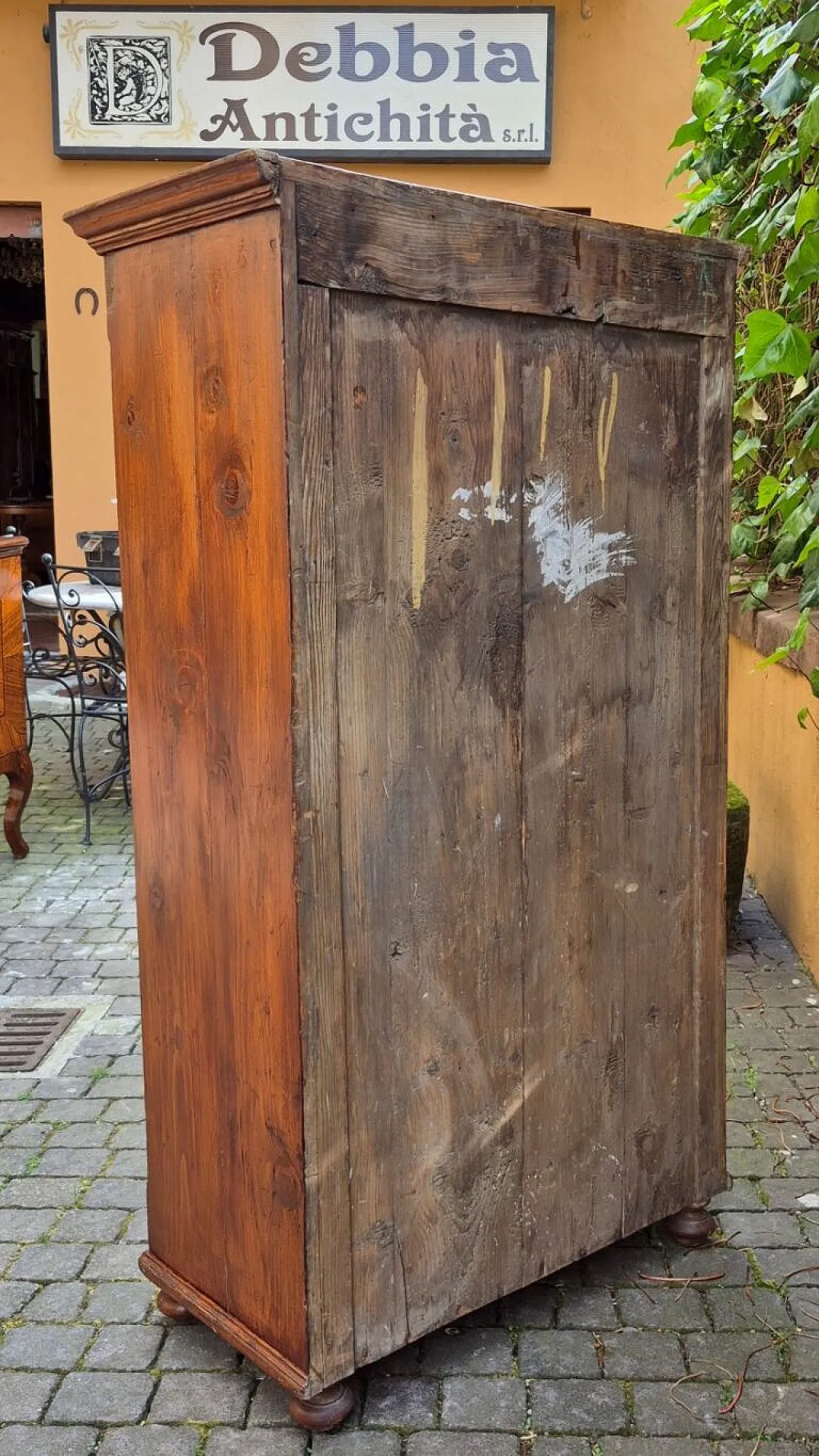Credenza in legno di pino, metà '800 5