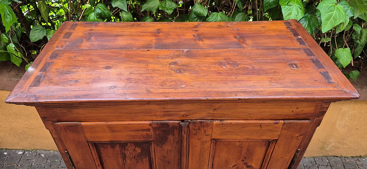 Credenza in legno di pino, metà '800 9