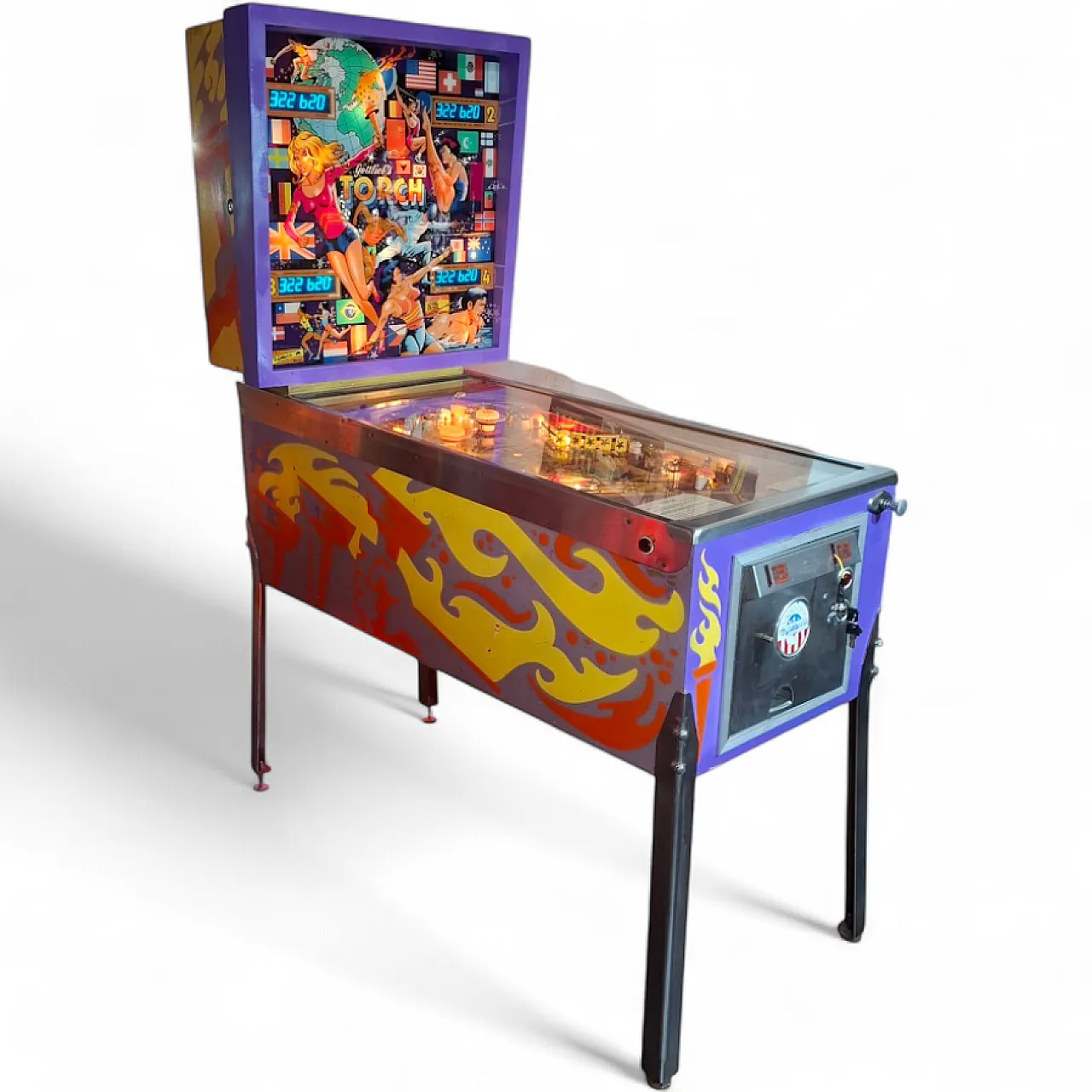 Pinball machine TORCH Gottlieb, 1980s 7