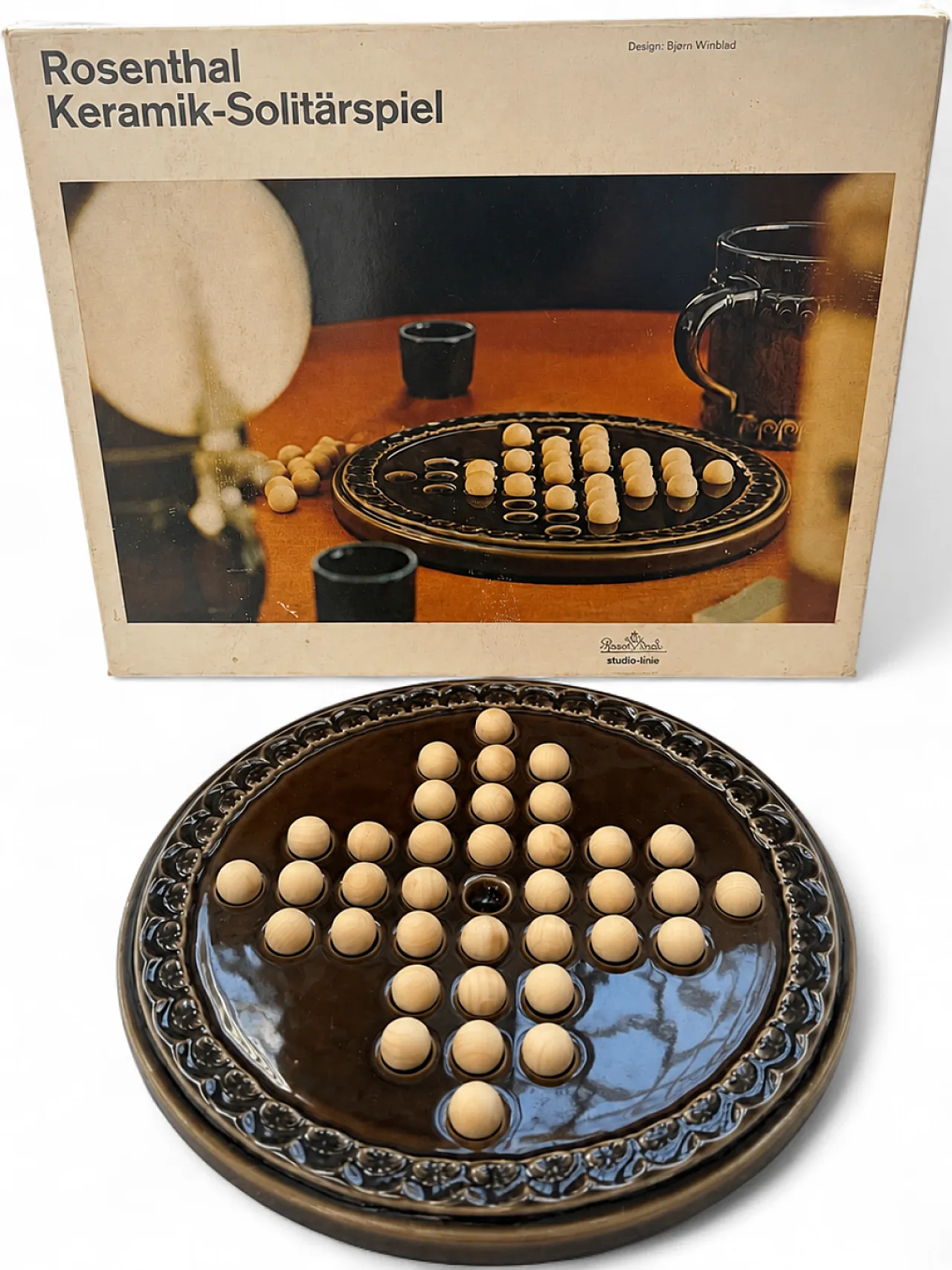 Rosenthal Studio-Linie, ceramic Solitaire by Bjørn Wiinblad, 1960s 8