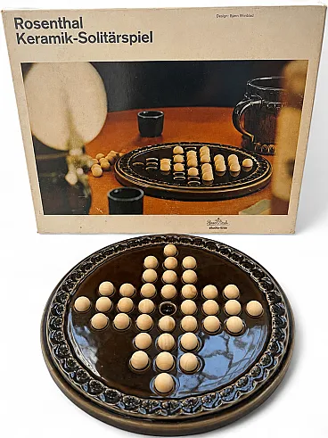 Rosenthal Studio-Linie, ceramic Solitaire by Bjørn Wiinblad, 1960s