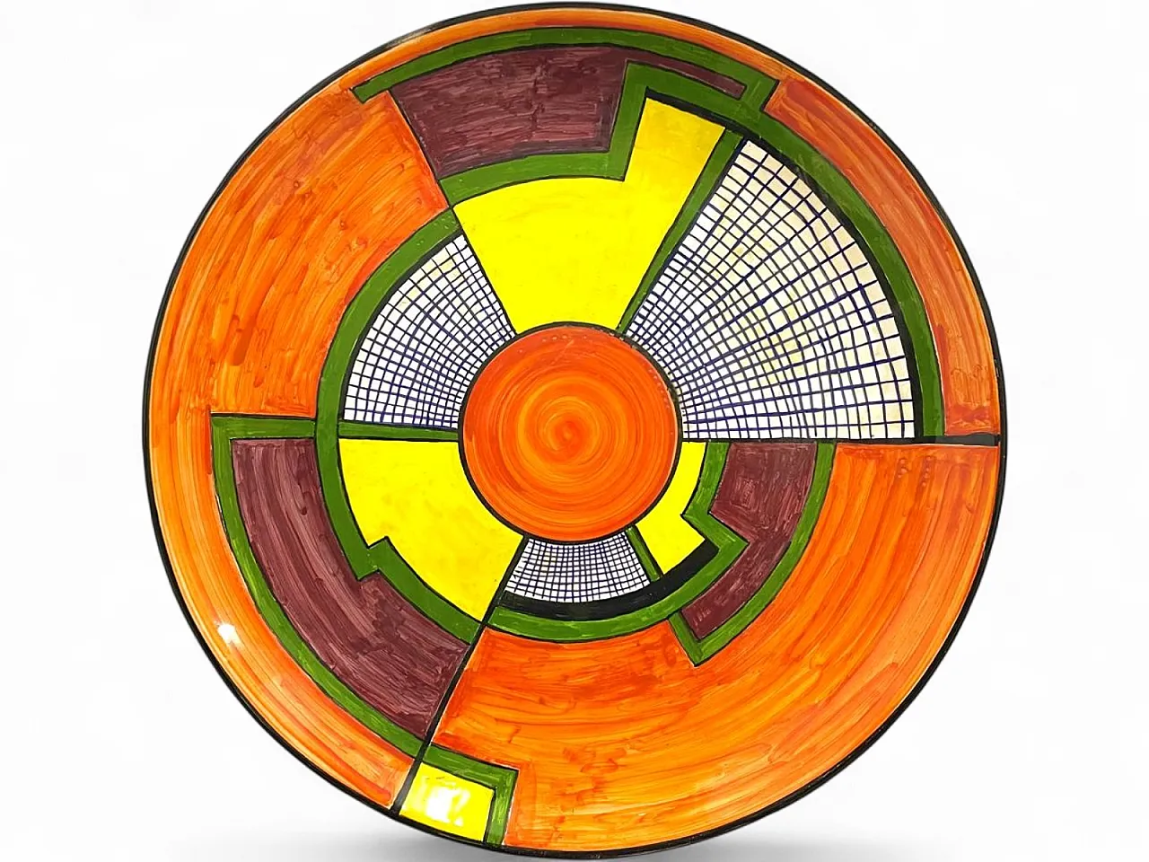 Ceramic plate, late 20th century 8