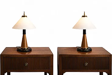 Jolly pair of table lamps, 1970s