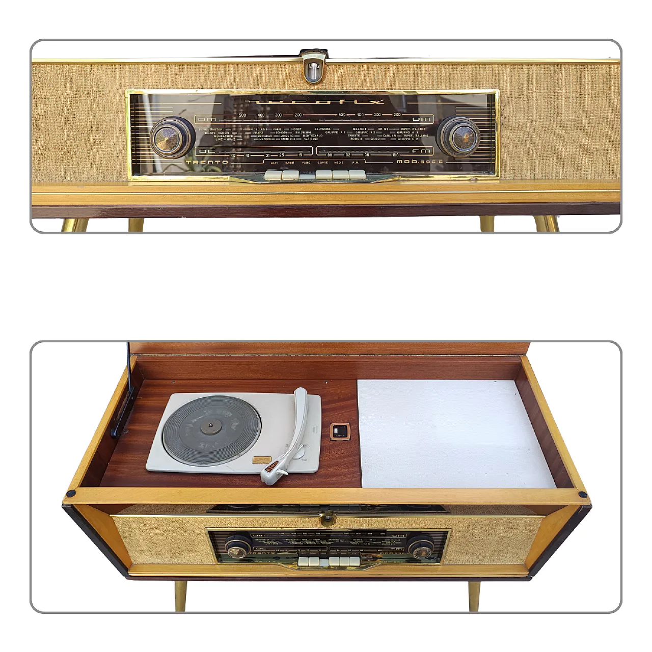 Radio giradischi Recofix, anni '60 5