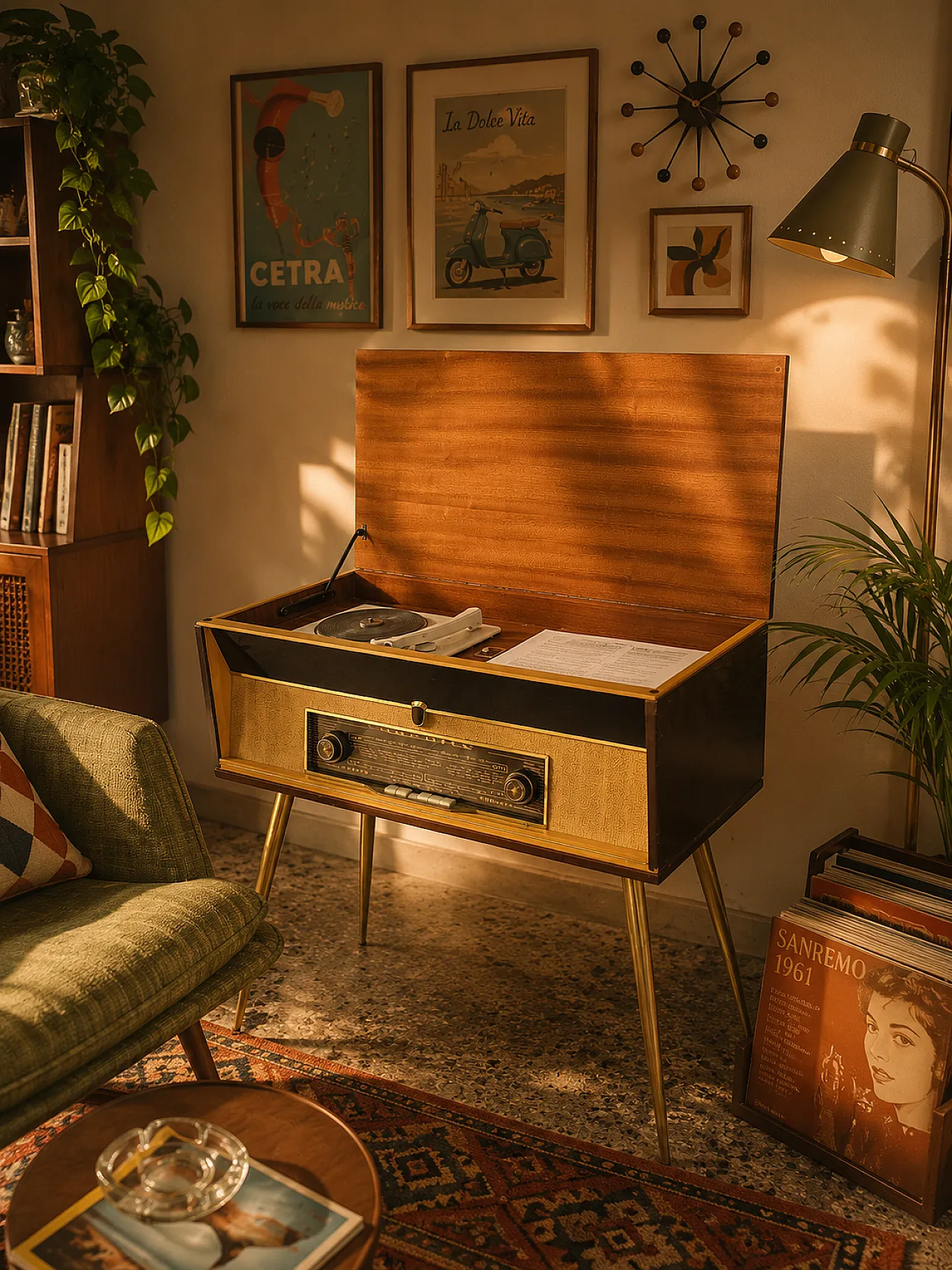 Radio giradischi Recofix, anni '60 7