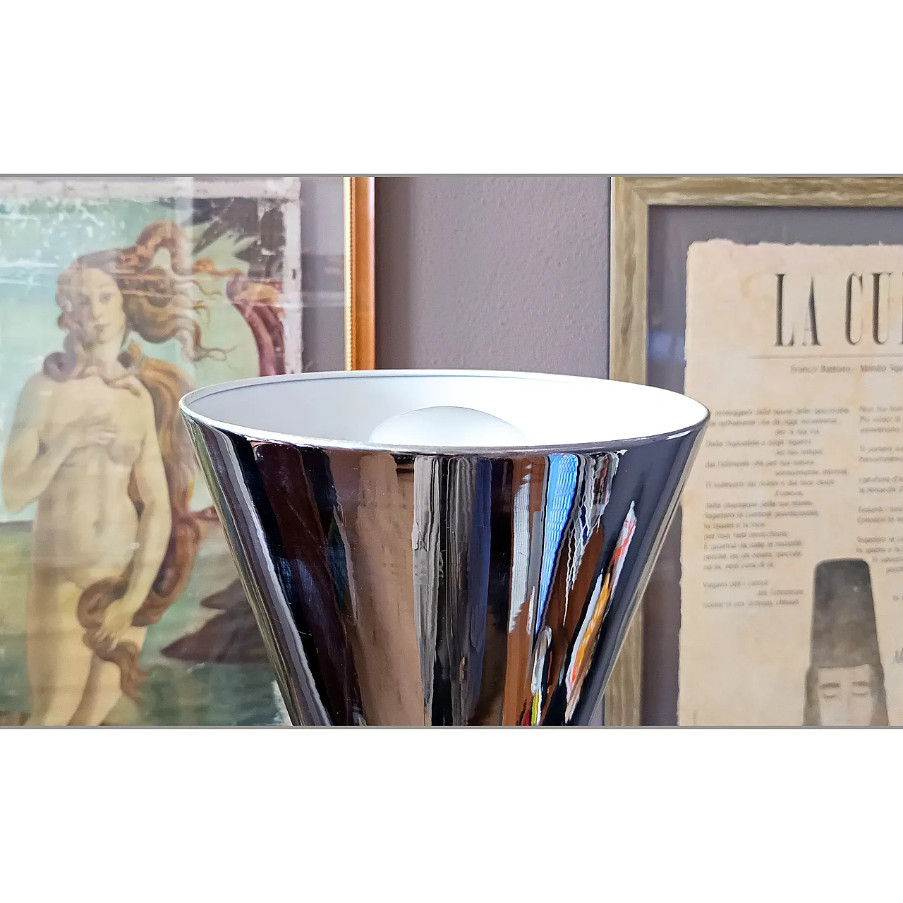 Torchére floor lamp, 70s 6