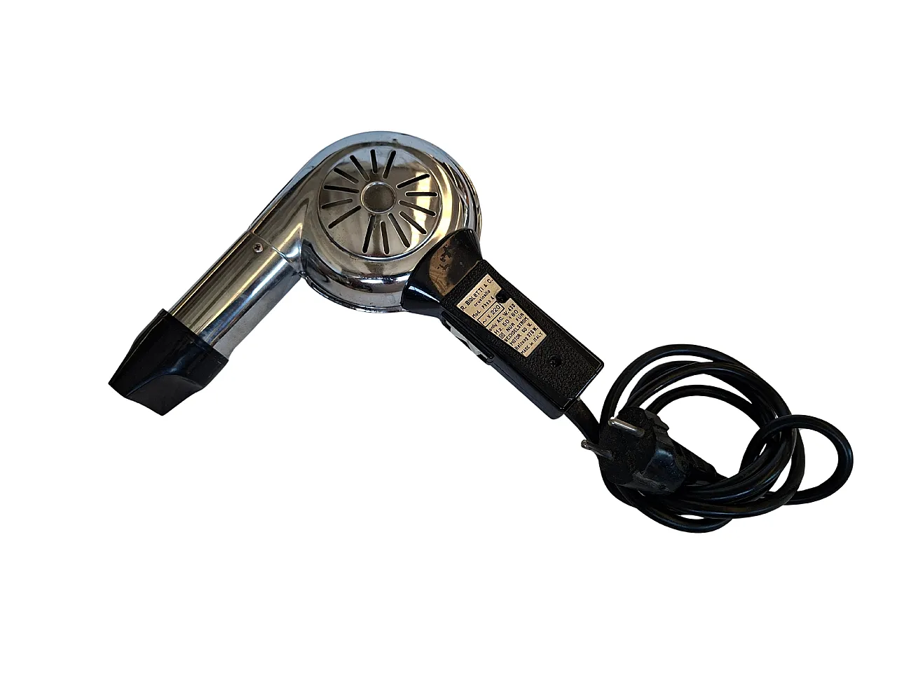 Hairdryer Mod. Phon 4 by Bialetti, 70s 9