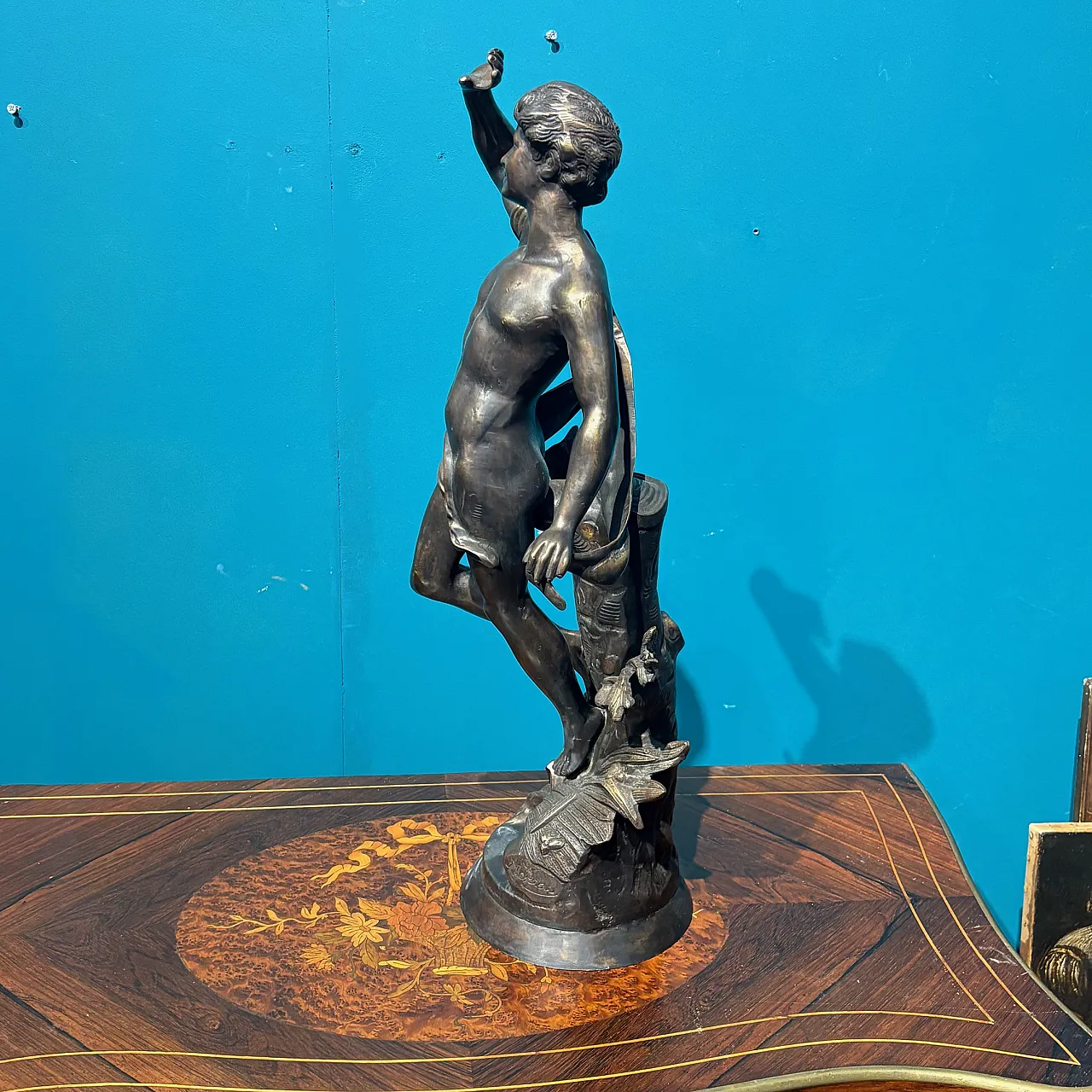 Bronze sculpture Apollo Moreau France, 19th century 9