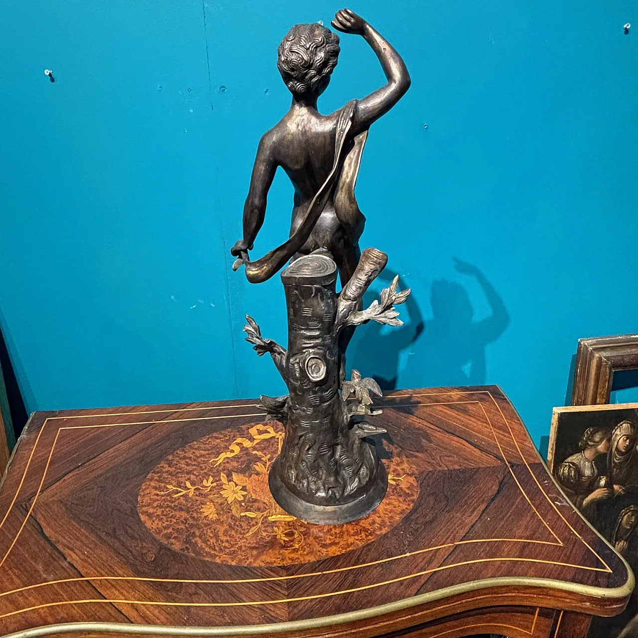 Bronze sculpture Apollo Moreau France, 19th century 12