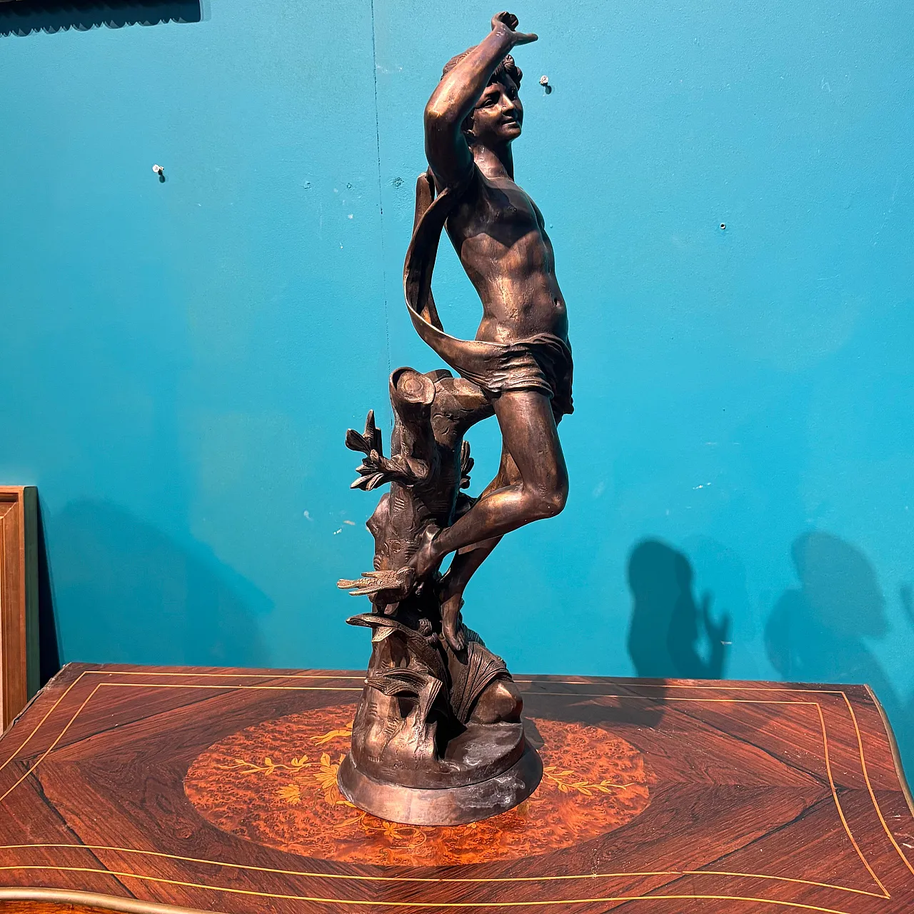 Bronze sculpture Apollo Moreau France, 19th century 18