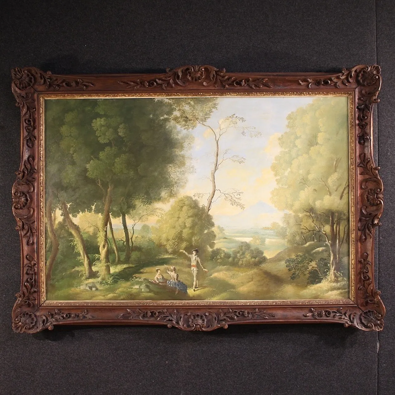 Dipinto italiano paesaggio, '900 1