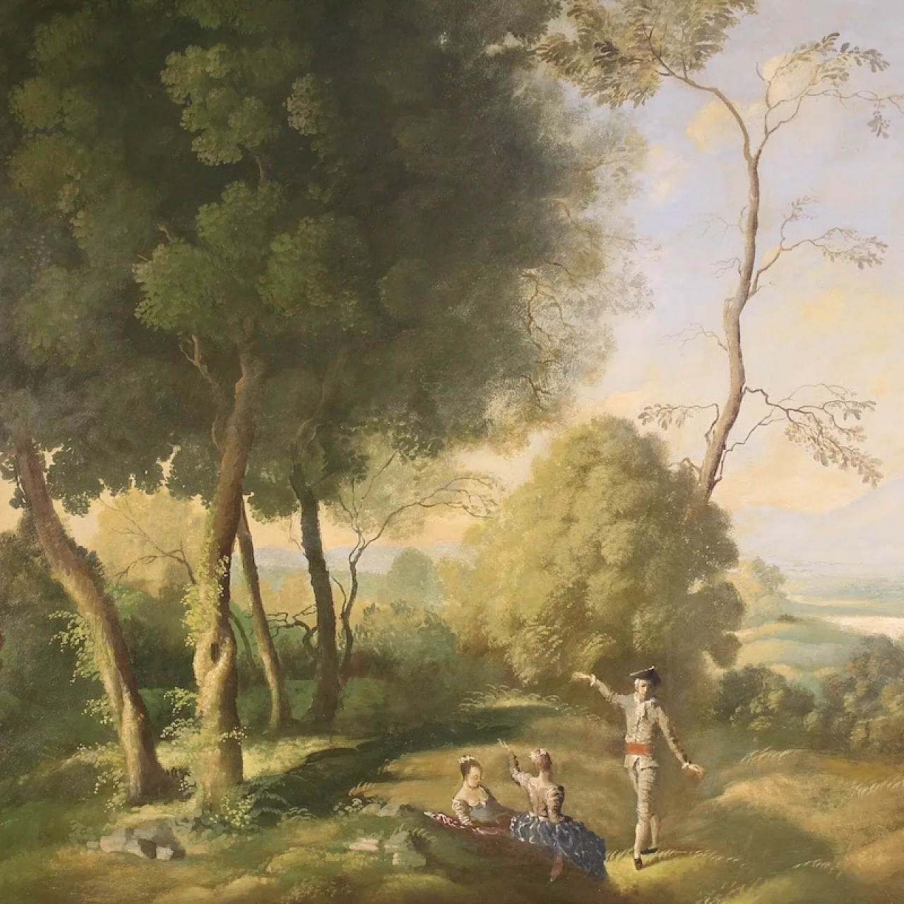 Dipinto italiano paesaggio, '900 3